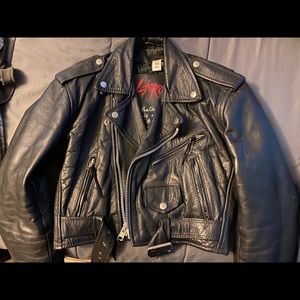La roxx vintage leather moto jacket